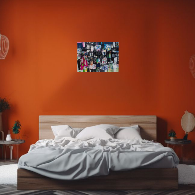 Black Abstraction — Bedroom