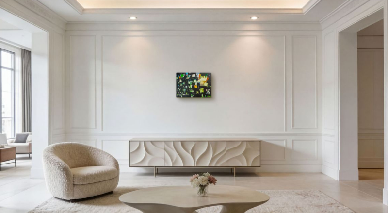 Black Abstraction 1 — Living Room